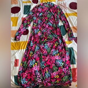 Future collective floral print stretchy dress